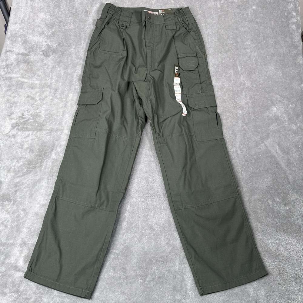 5.11 Tactical Taclite Pro Pants Mens 30x30 GreenCargo Relaxed Ripstop 511 NEW